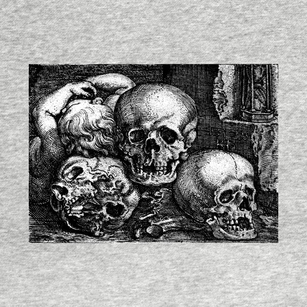 Child with Three Skulls - Barthel Beham by themasters